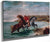 Horses Coming Out Of The Sea By Eugene Delacroix