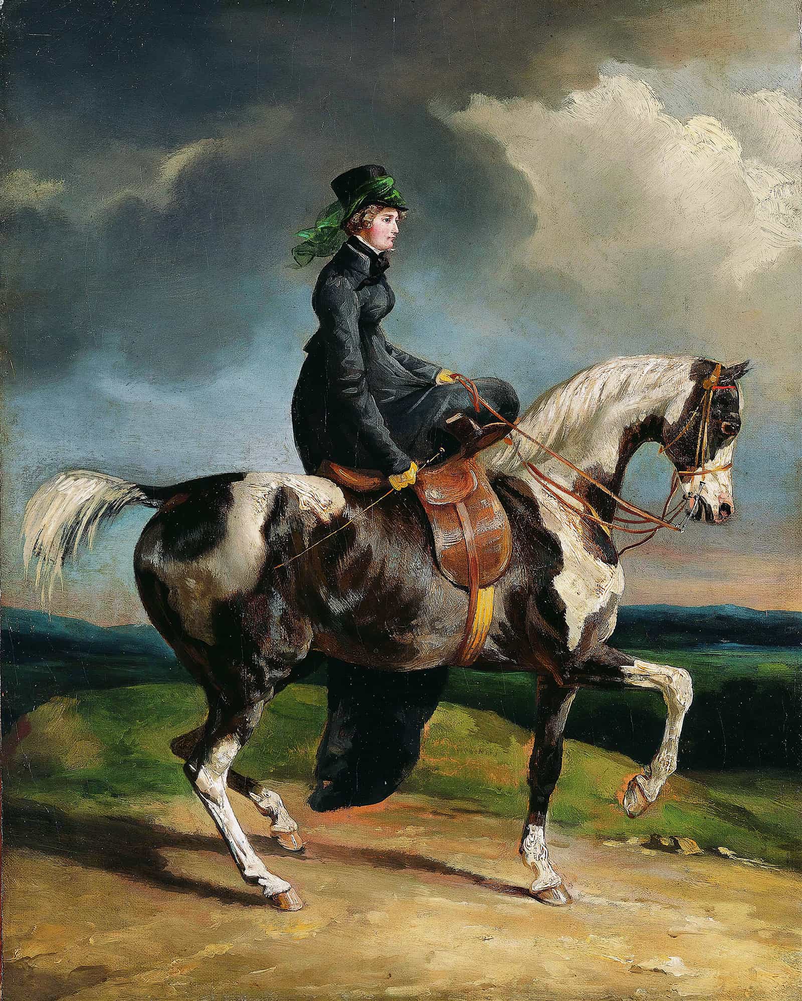 Horsewoman Or Later by Theodore Gericault