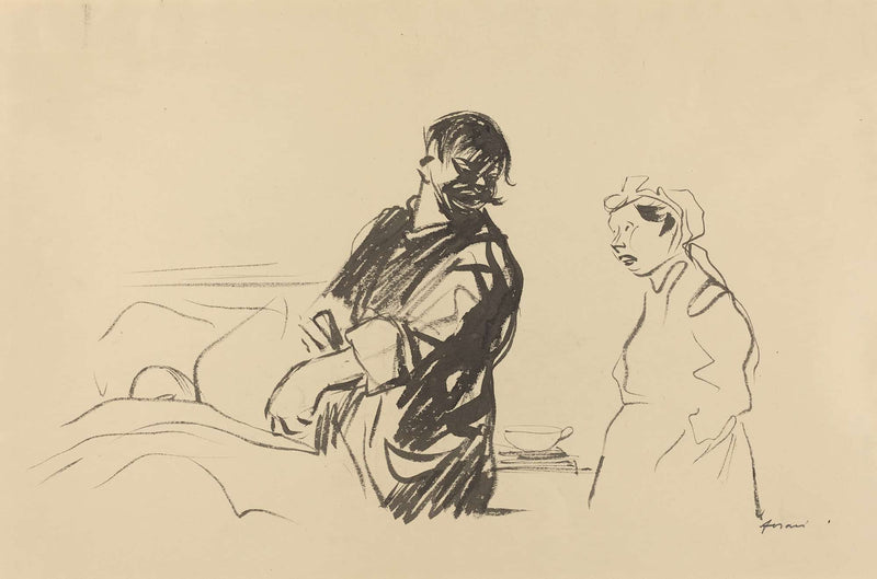 Hospital Scene by Jean Louis Forain