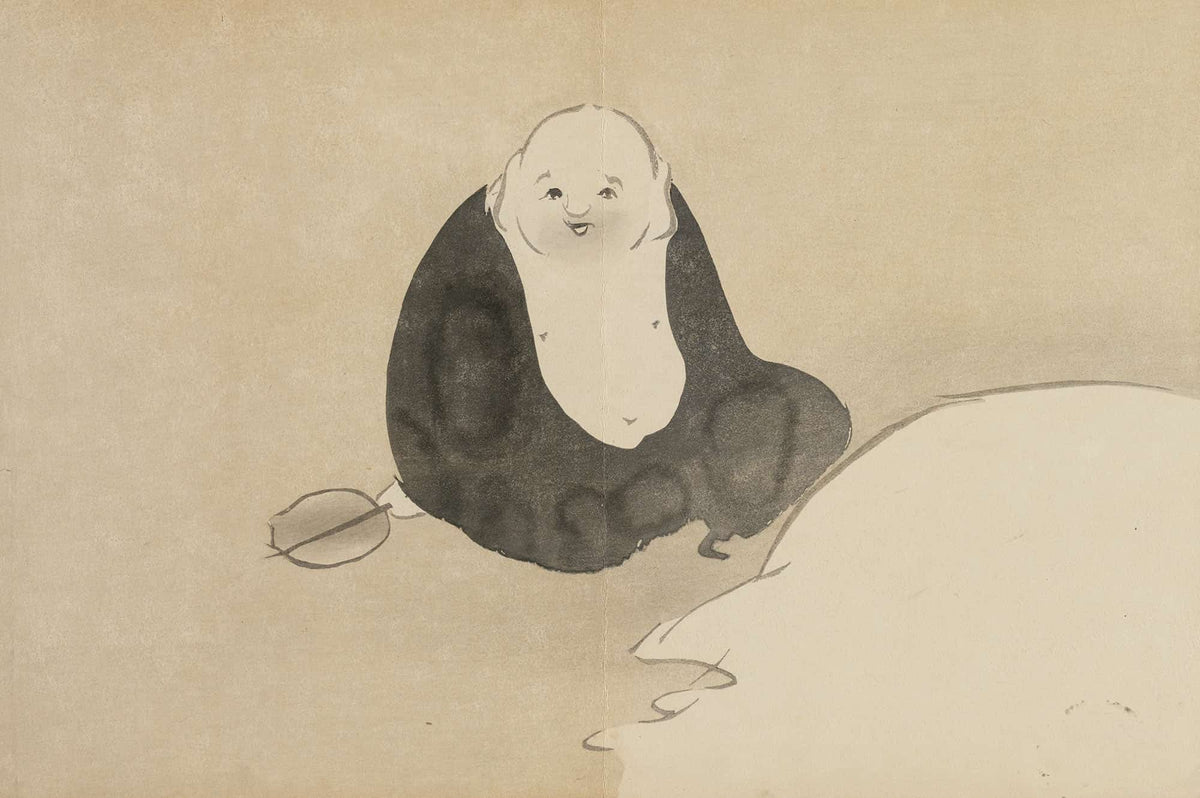 Hotei by Kamisaka Sekka