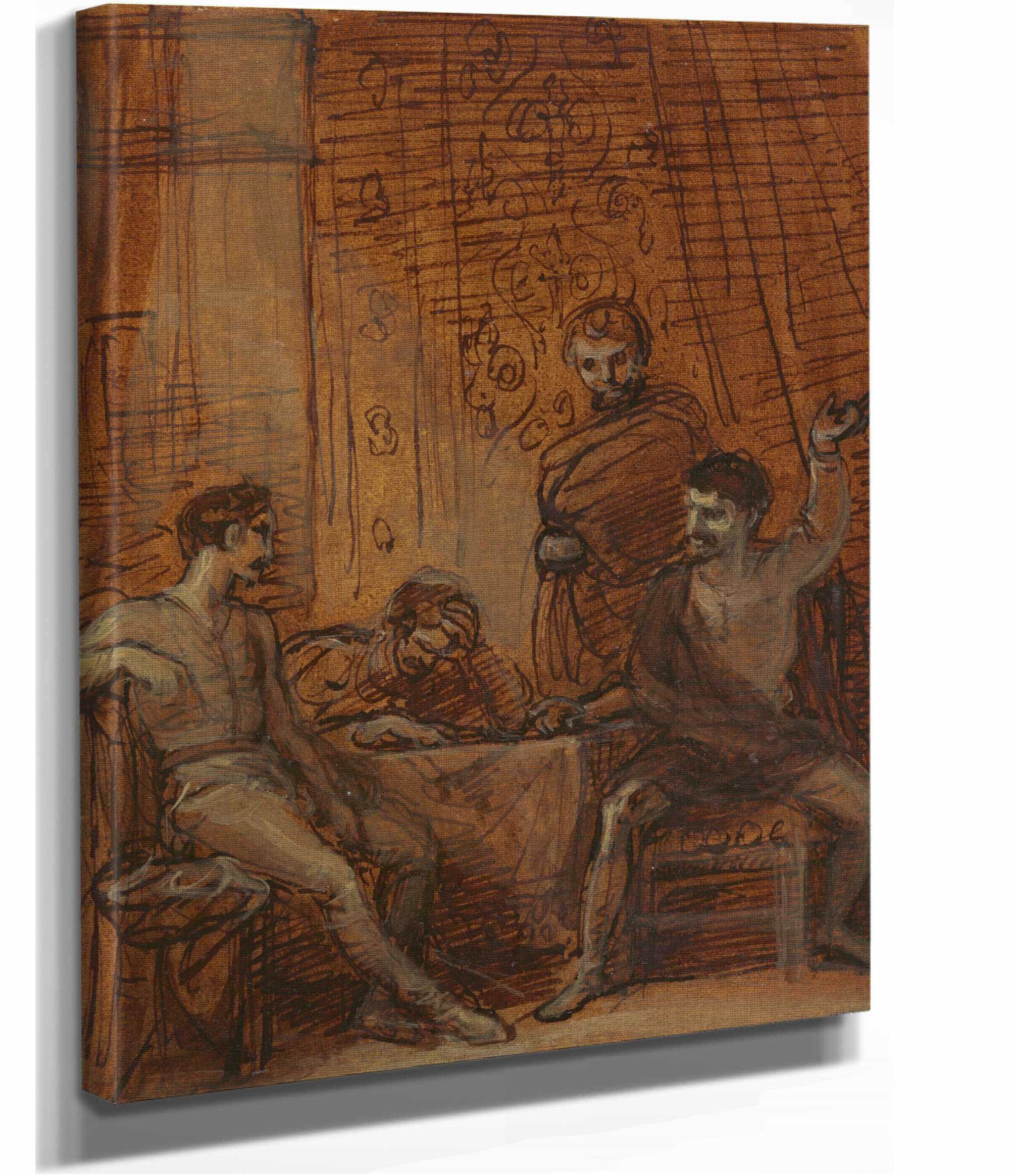 Hotspur And The Plotters At Bangor by Robert Smirke