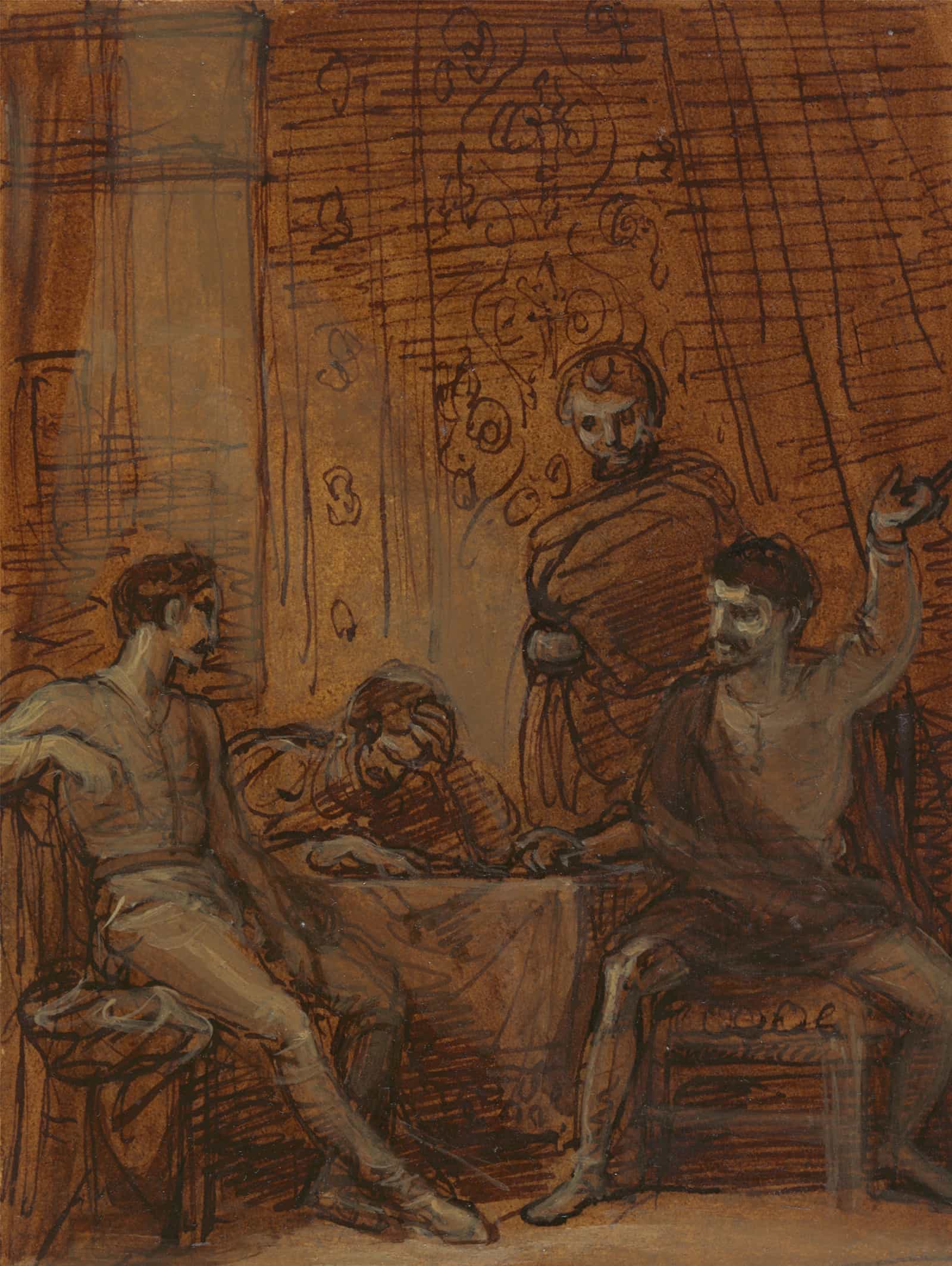 Hotspur And The Plotters At Bangor by Robert Smirke