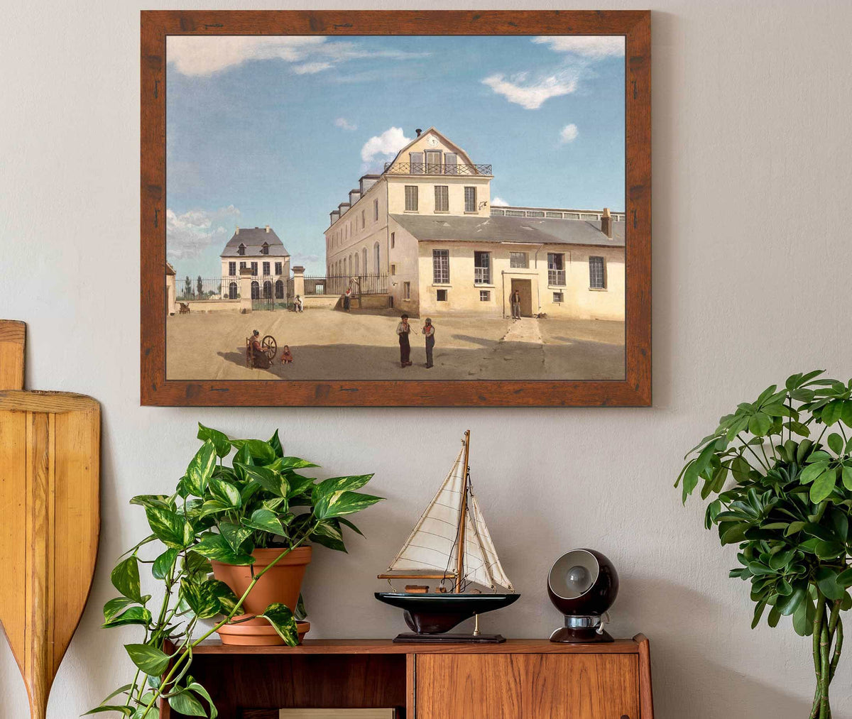 House And Factory Of Monsieur Henry by Jean Baptiste Camille Corot