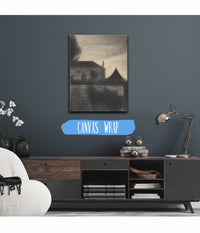 House At Dusk La Cite   by Georges Seurat