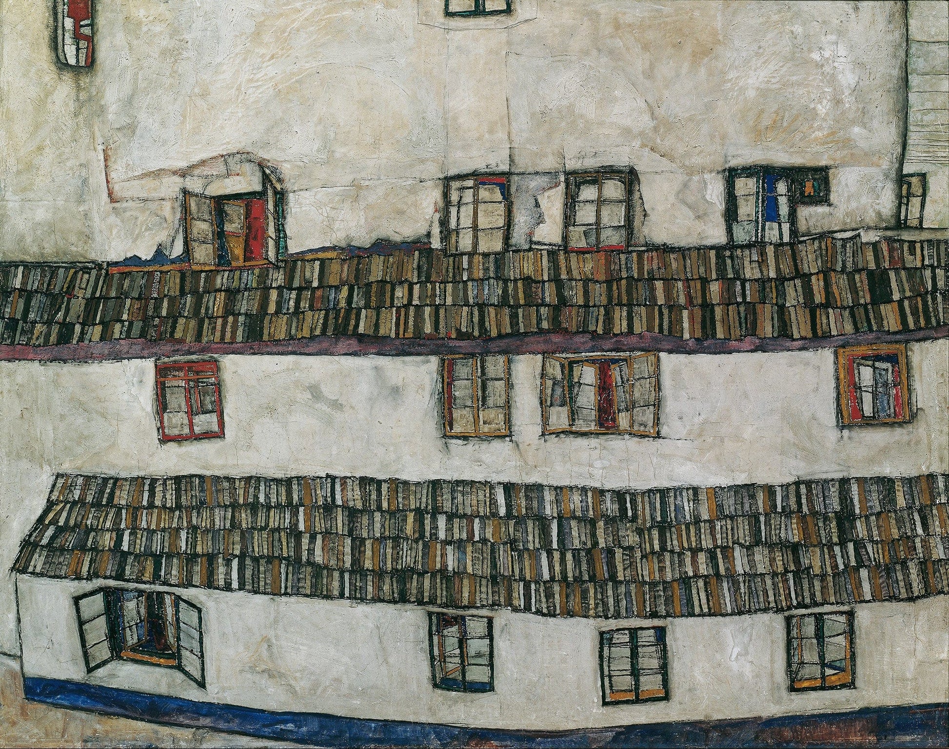 House Wall Window by Egon Schiele