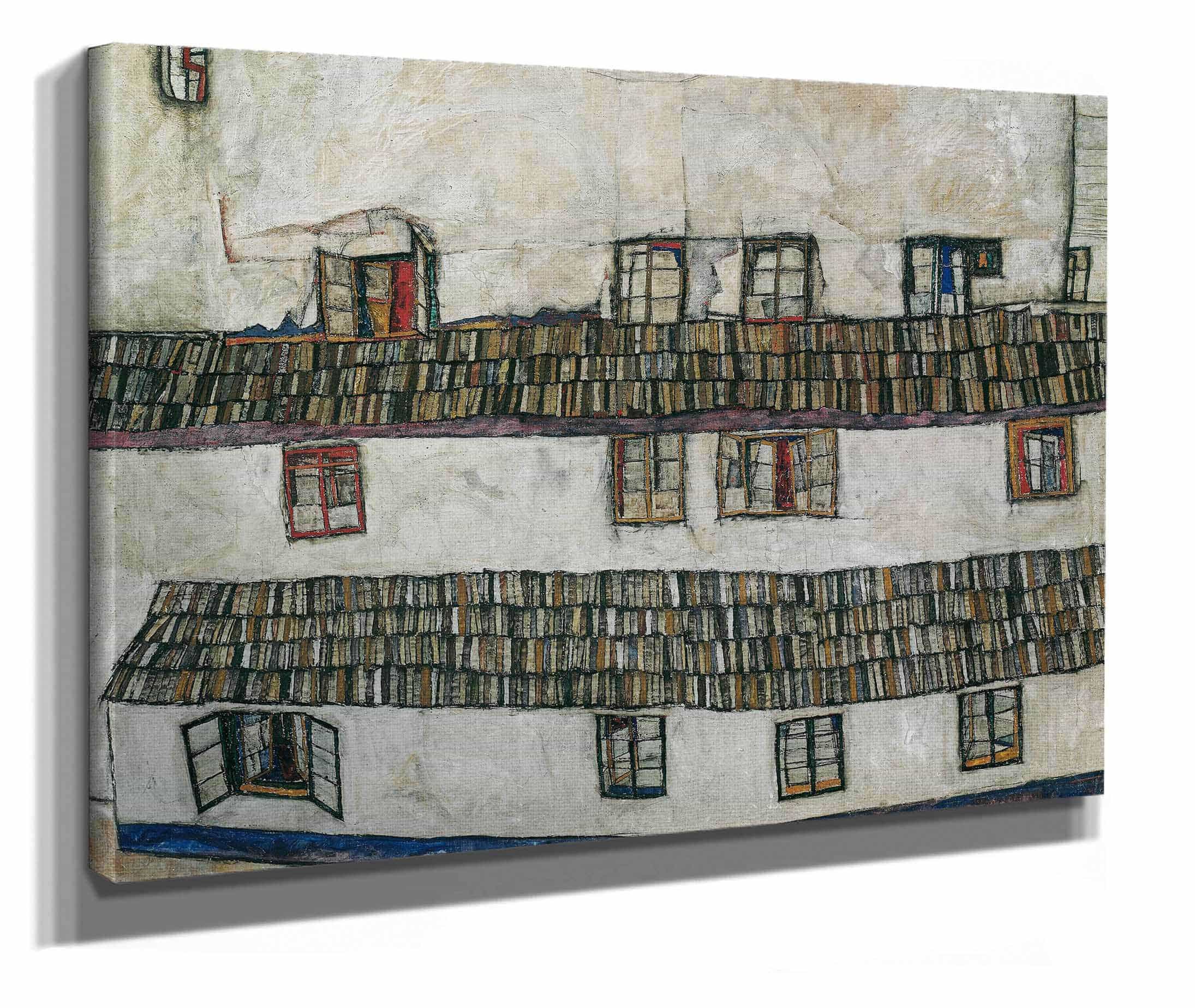 House Wall Window by Egon Schiele