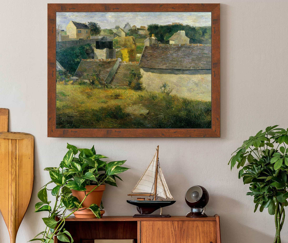 Houses At Vaugirard by Paul Gauguin