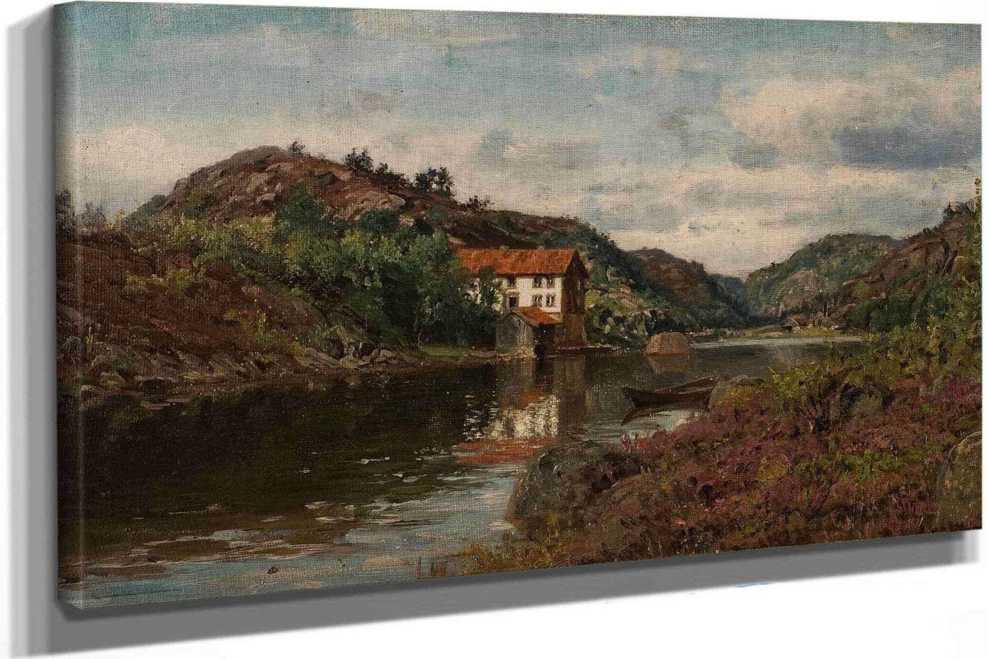 Hovenkilen Ved Mandal By Amaldus Nielsen