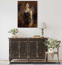 Hubertine Henriette Startz Around by Franz Von Lenbach