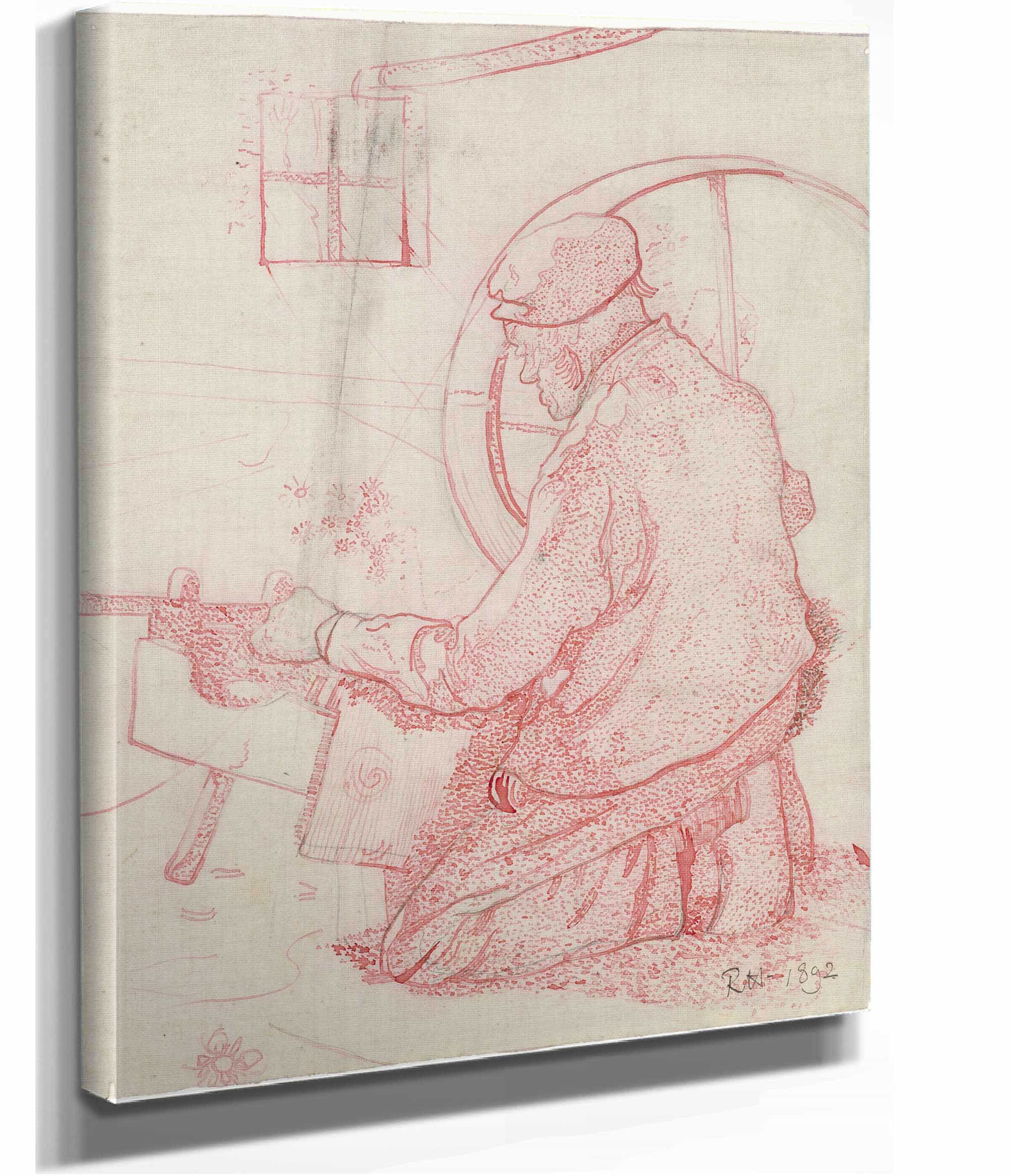 Huiswever Uit Laren by Richard Nicolaus Roland Holst