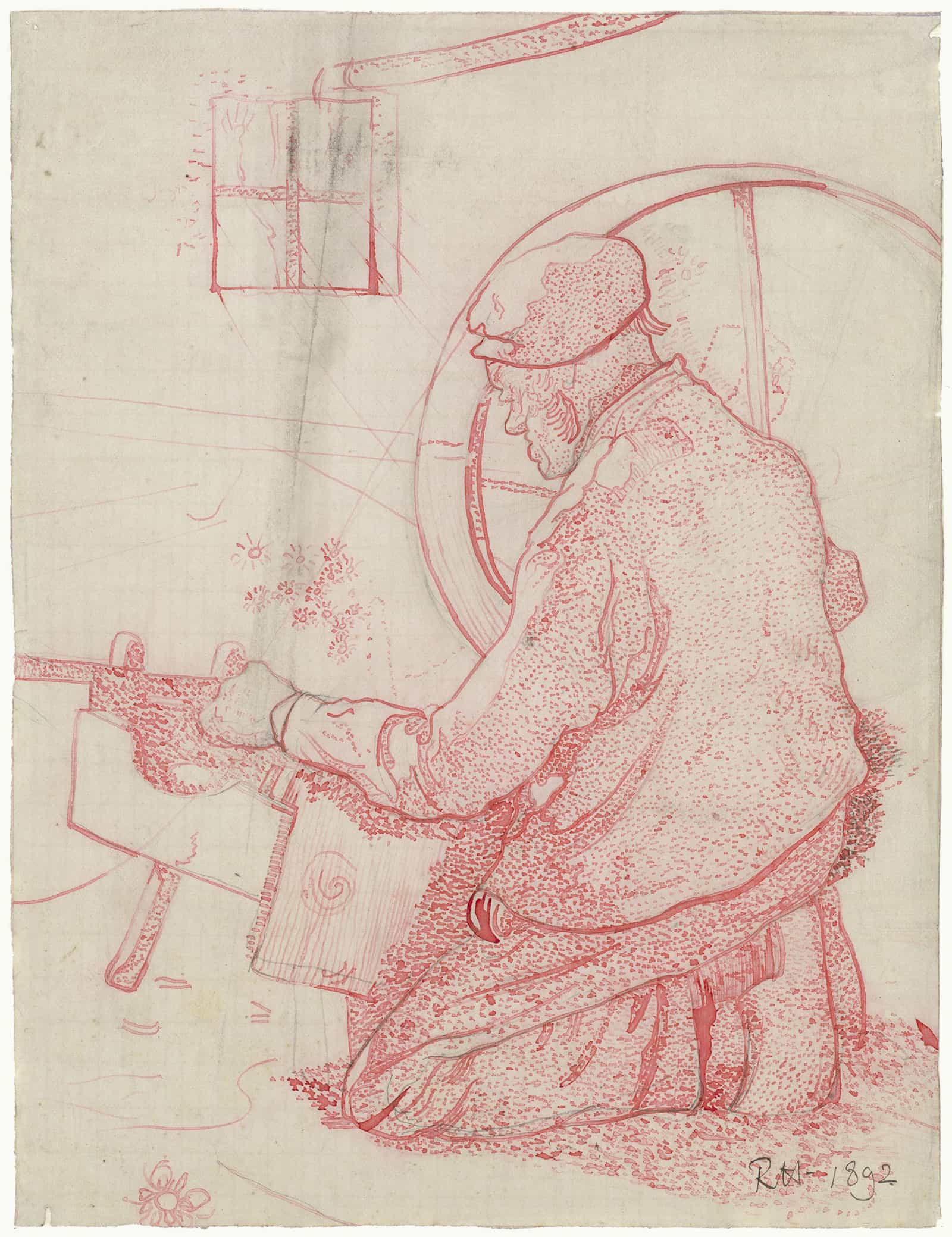 Huiswever Uit Laren by Richard Nicolaus Roland Holst