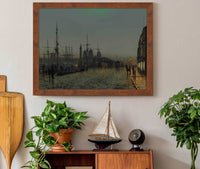 Hull Docks At Night by John Atkinson Grimshaw