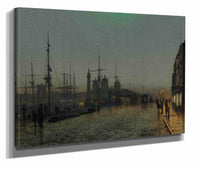 Hull Docks At Night by John Atkinson Grimshaw