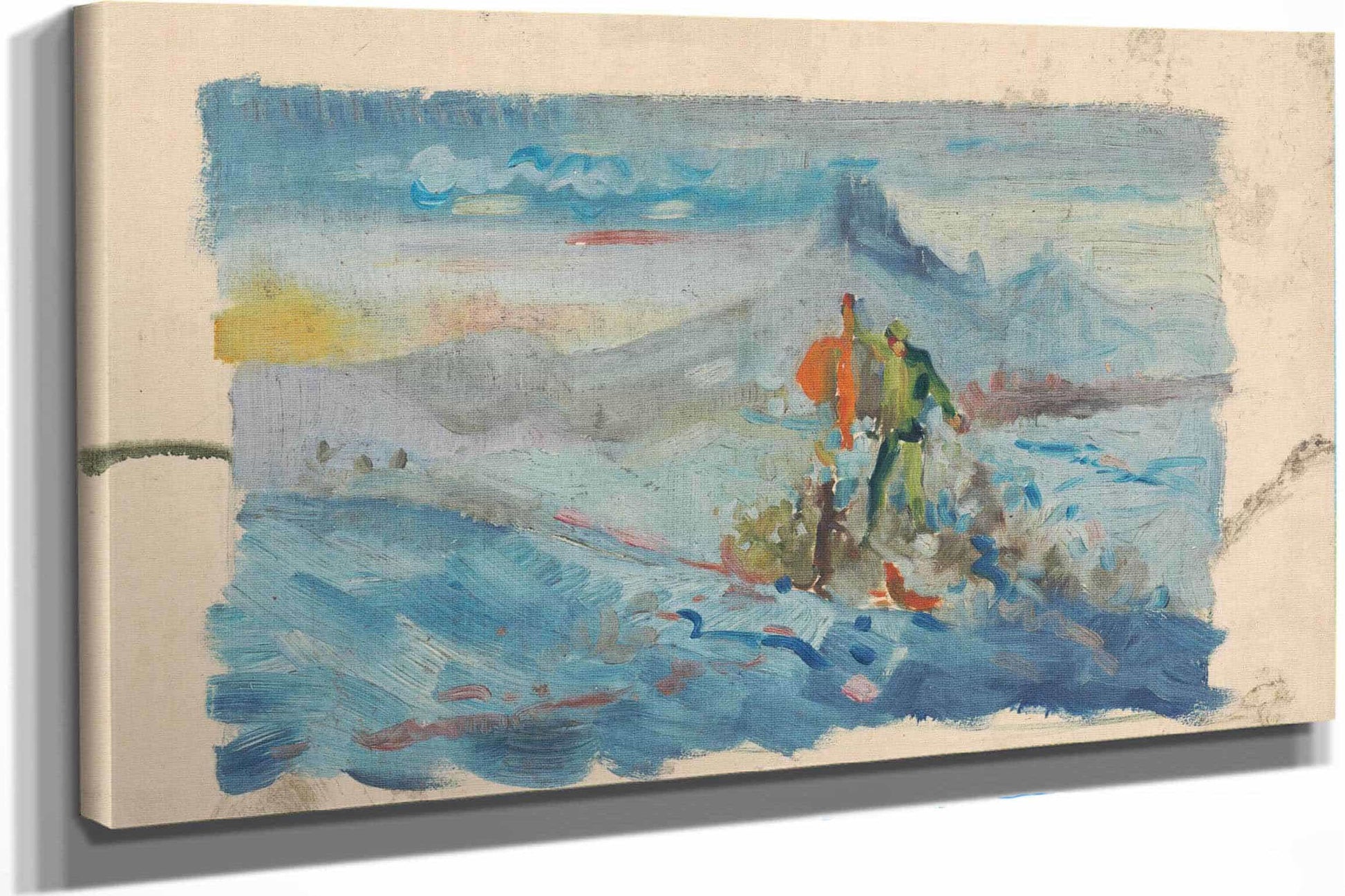 Hunters In A Landscape   by Arnold Peter Weisz Kubincan