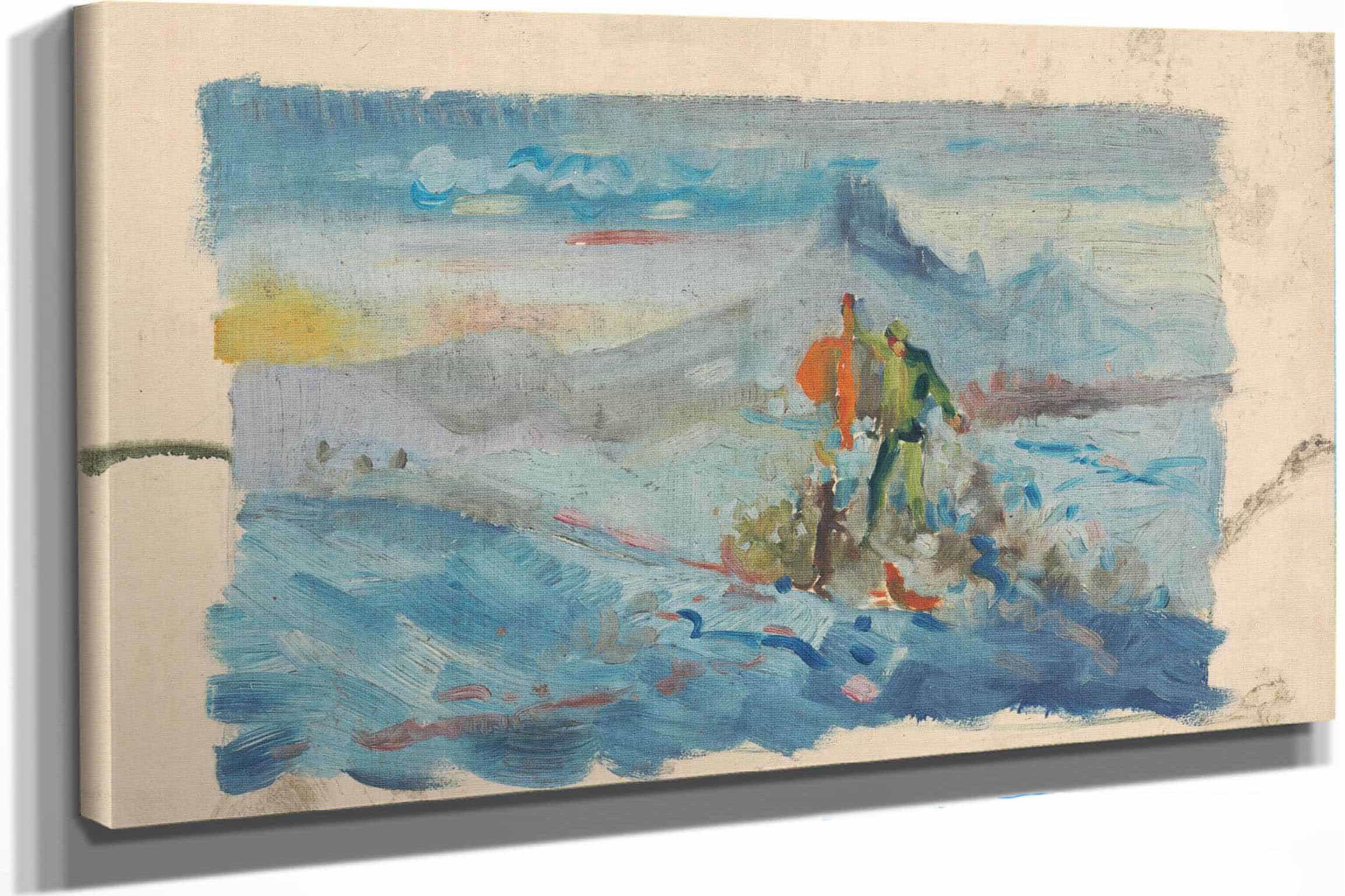 Hunters In A Landscape   by Arnold Peter Weisz Kubincan