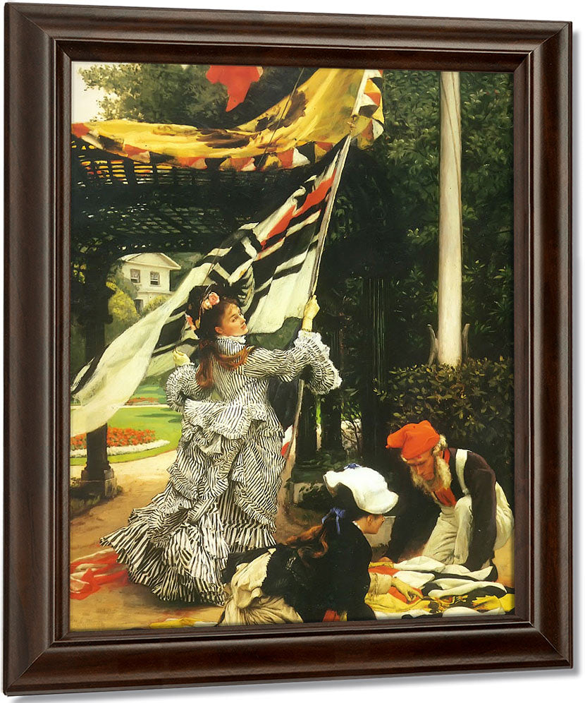 Hush By James Tissot Print Canvas Art Framed Print. Truly Art