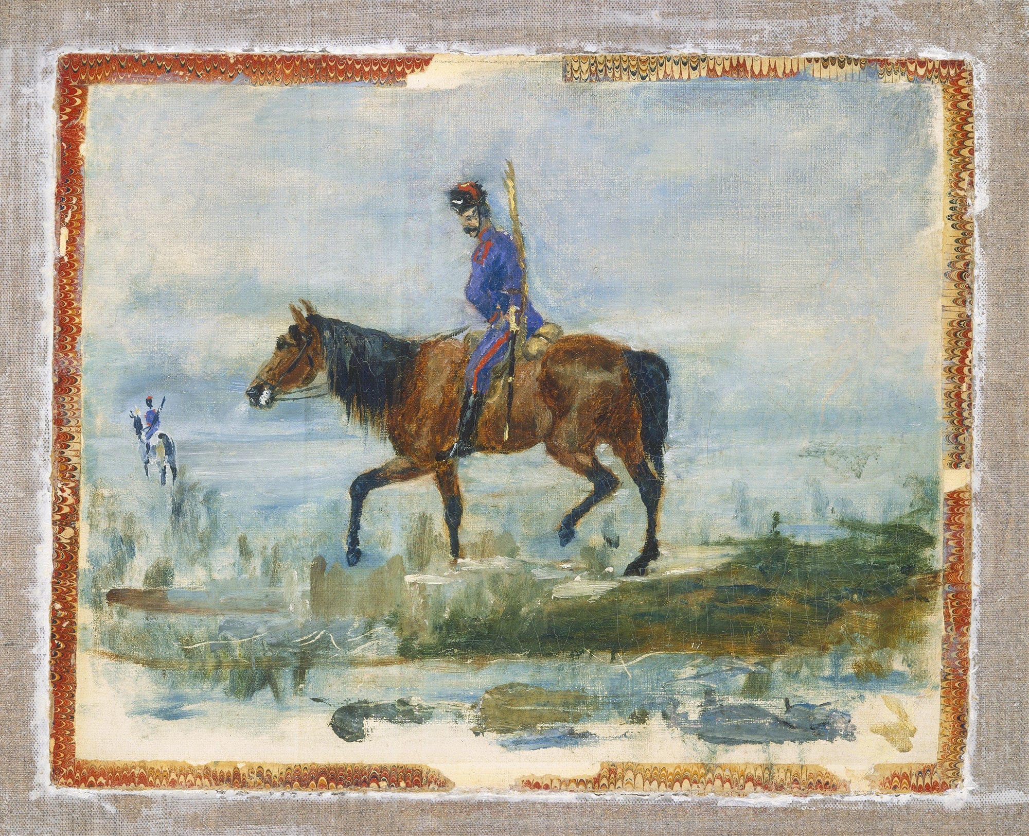 Hussars by Henri De Toulouse Lautrec