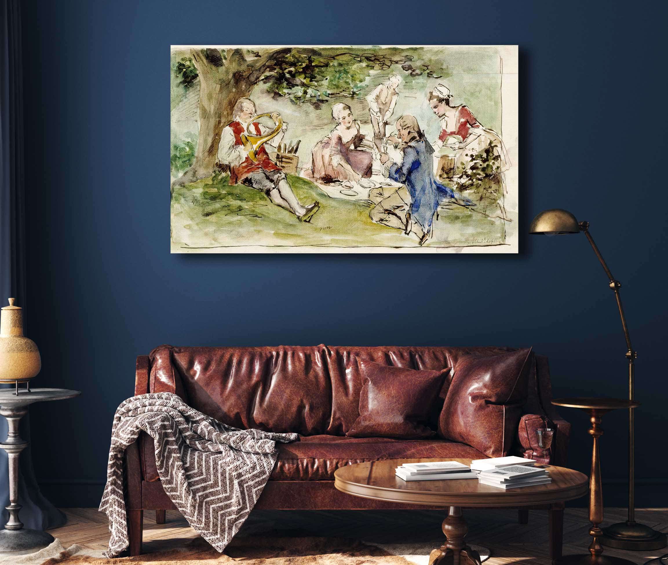 Huvila Lahteen Vierella Harjoitelma By Albert Edelfelt