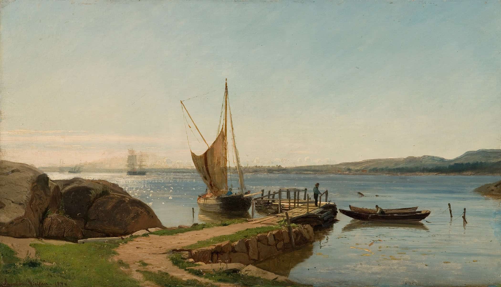 Hvalerbrygge by Amaldus Nielsen