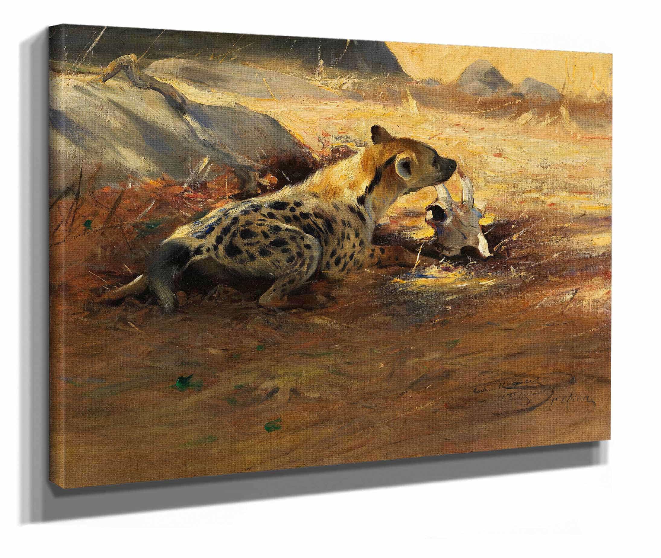 Hyane by Wilhelm Kuhnert