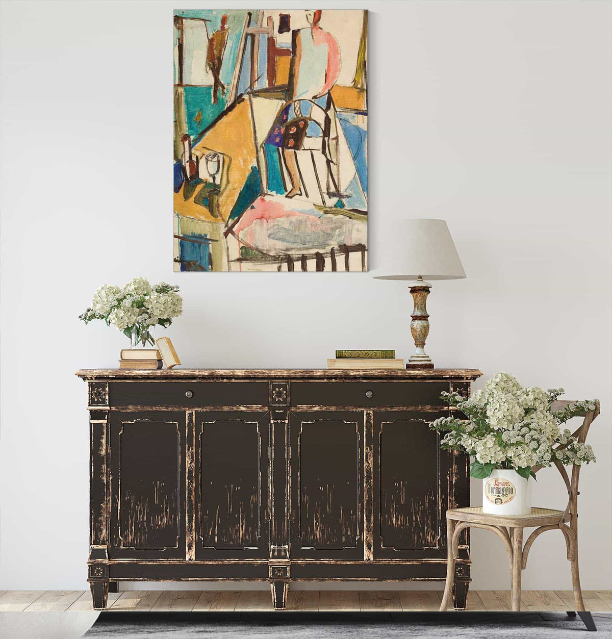 I Atelieret by Jakob Weidemann