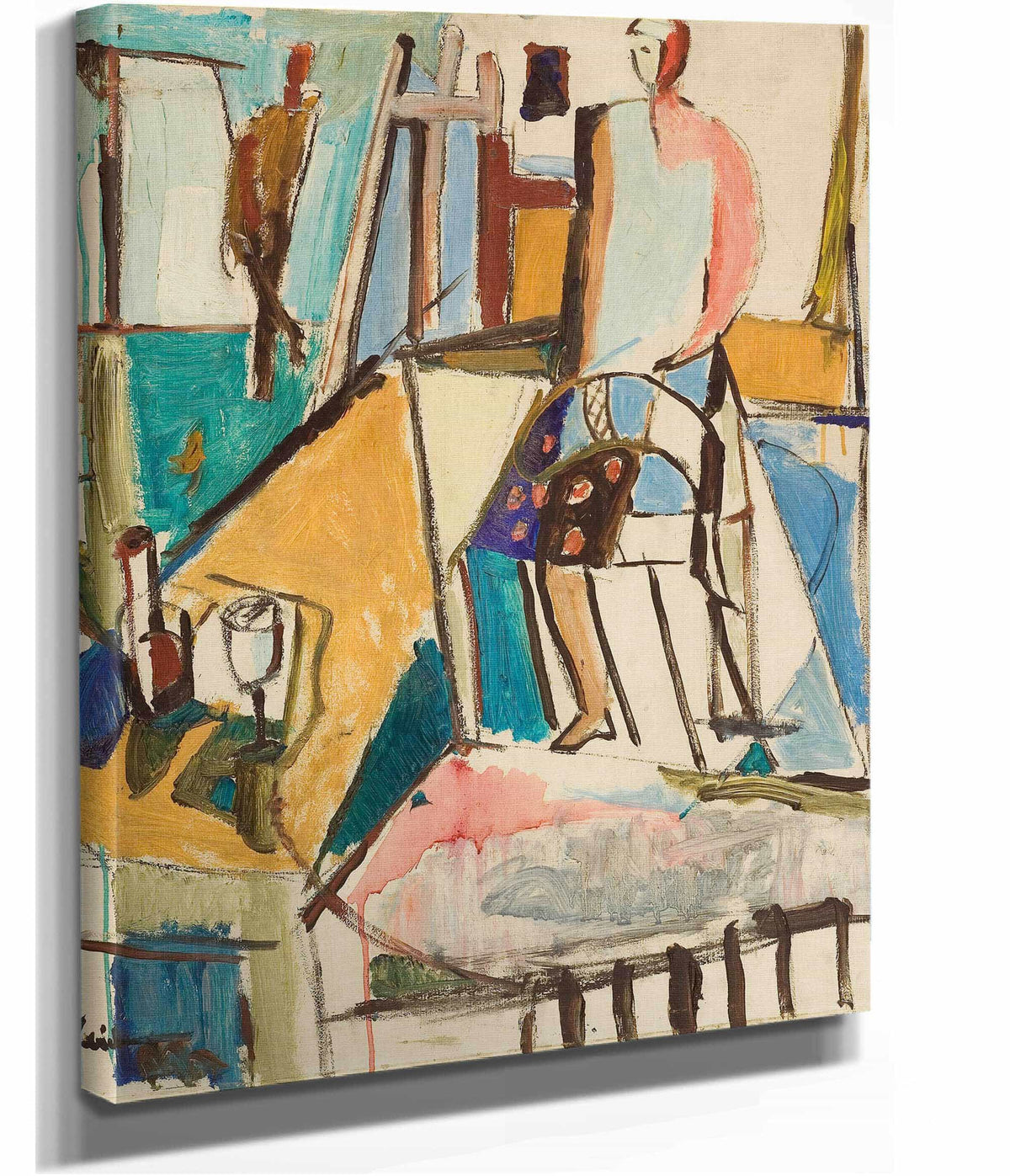 I Atelieret by Jakob Weidemann