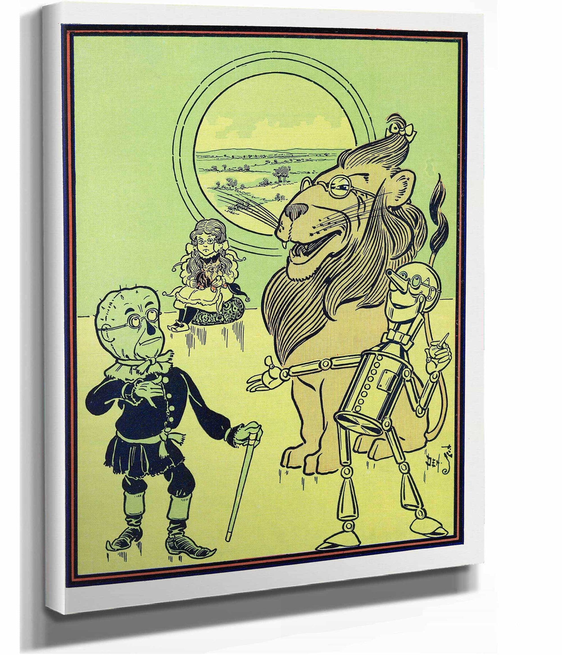 I Feel Wise Indeed Said The Scarecrow by William Wallace Denslow