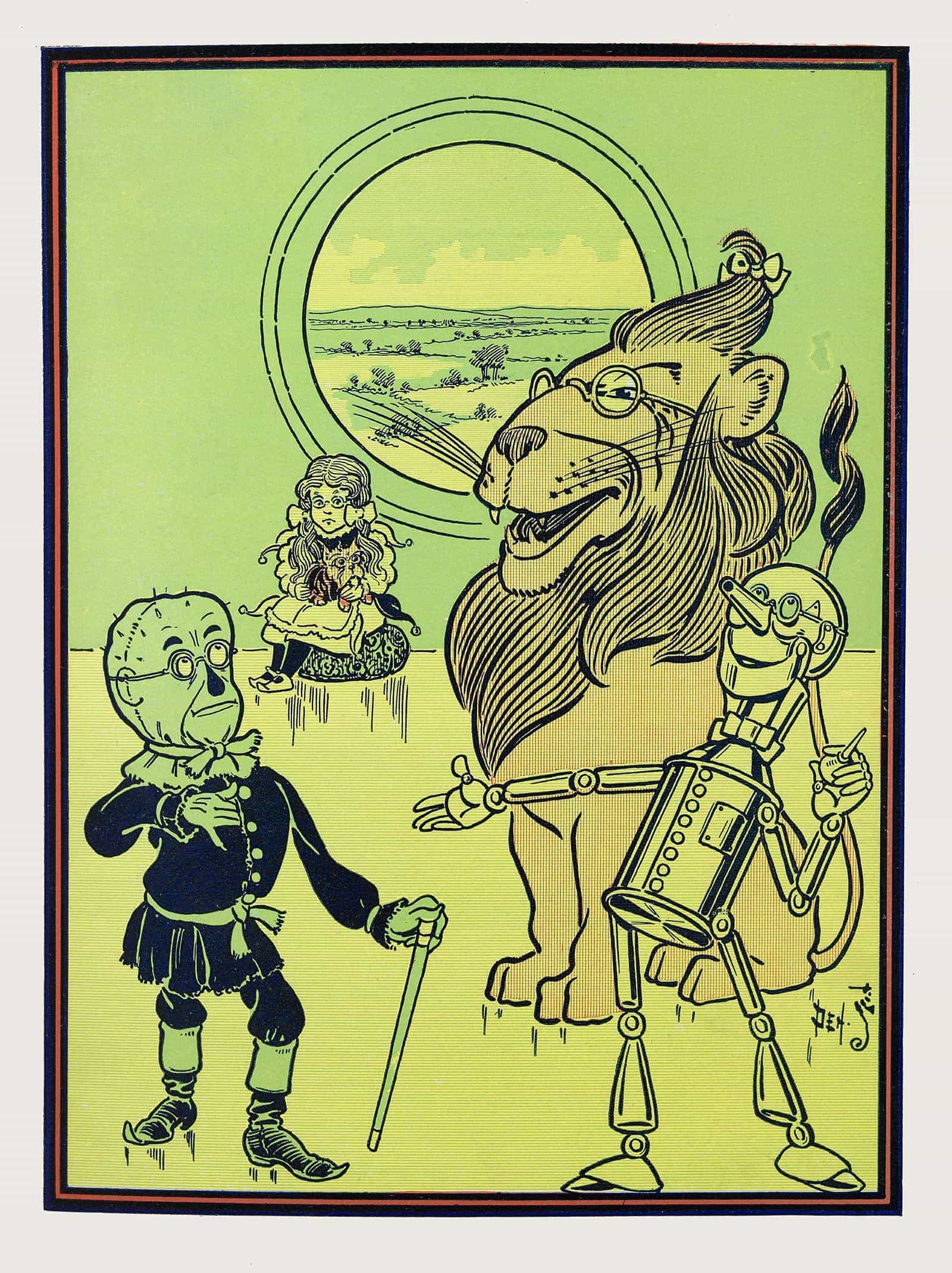 I Feel Wise Indeed Said The Scarecrow by William Wallace Denslow