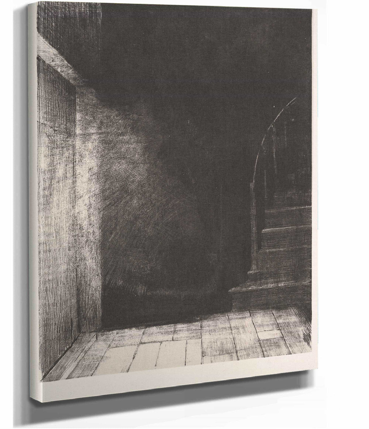 I Saw A Flash Of Light Large And Pale by Odilon Redon