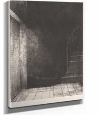 I Saw A Flash Of Light Large And Pale by Odilon Redon