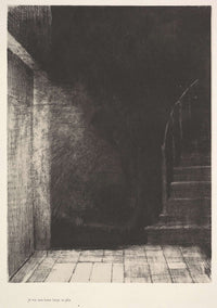 I Saw A Flash Of Light Large And Pale by Odilon Redon