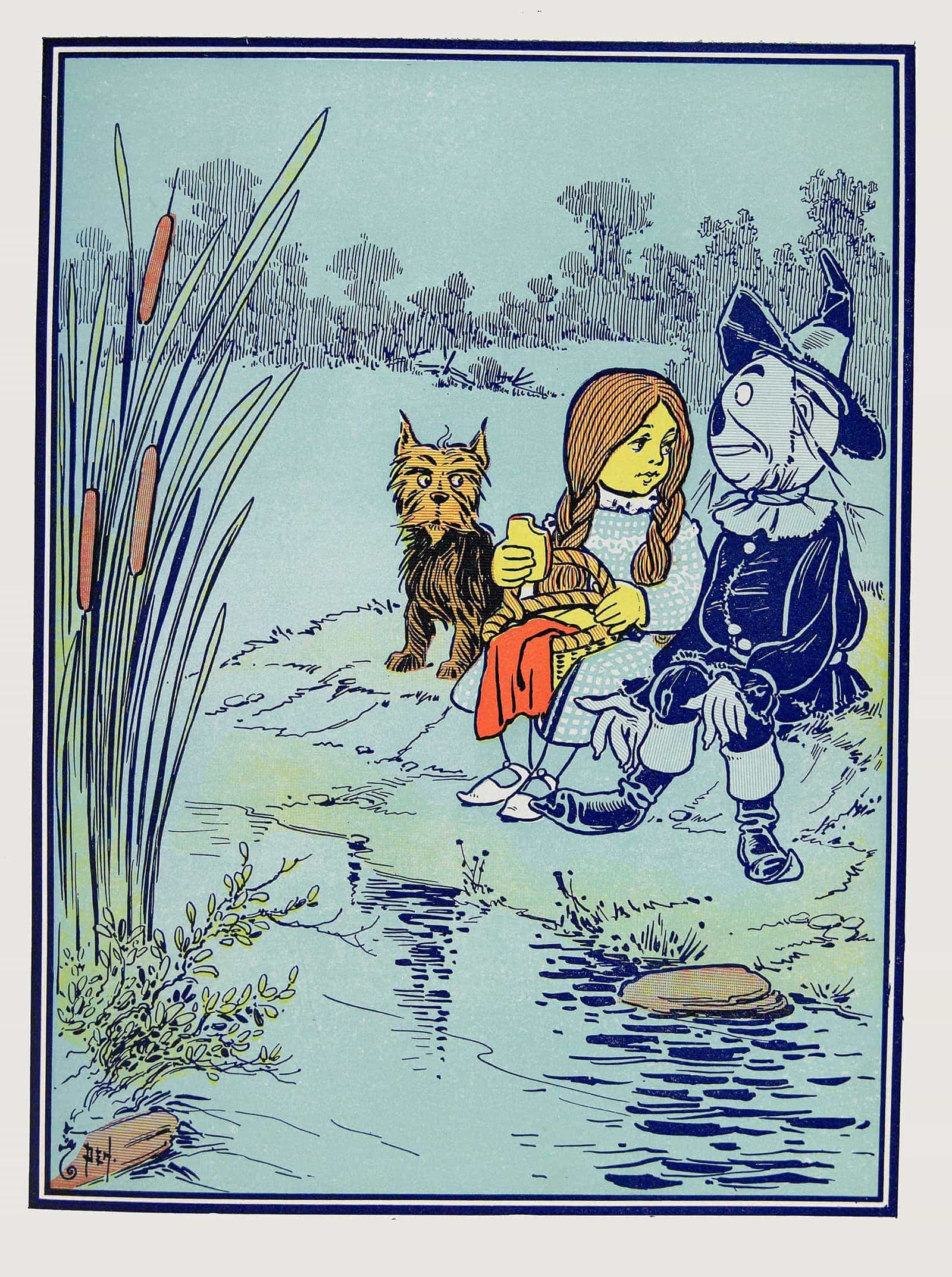 I Was Only Made Yesterday Said The Scarecrow by William Wallace Denslow