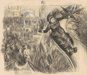 I Went Down That There Slide Faster Than The Empire State Express by William James Glackens