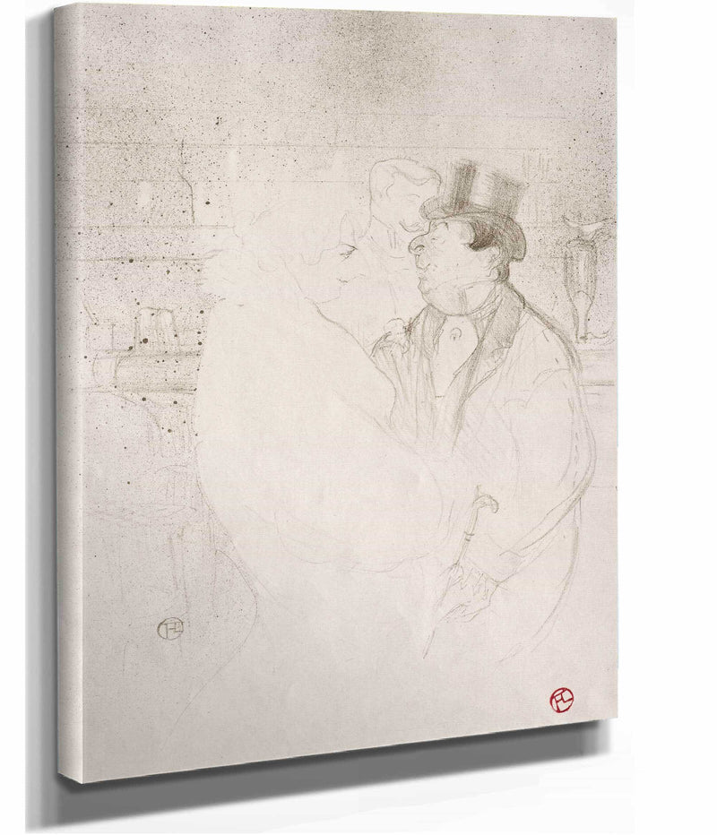 Ida Heath At The Bar by Henri De Toulouse Lautrec