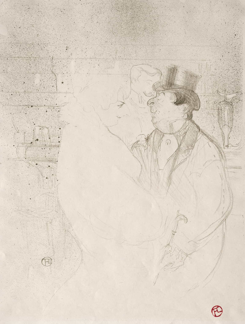 Ida Heath At The Bar by Henri De Toulouse Lautrec