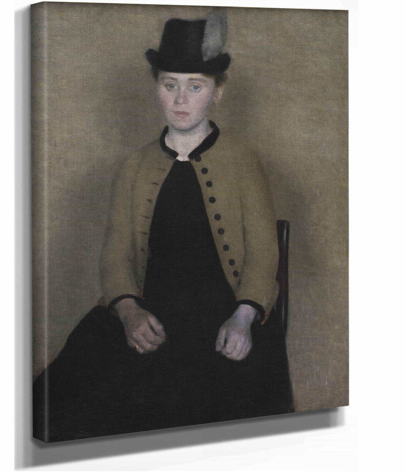 Ida Ilsted Later The Artists Wife by Vilhelm Hammershoi