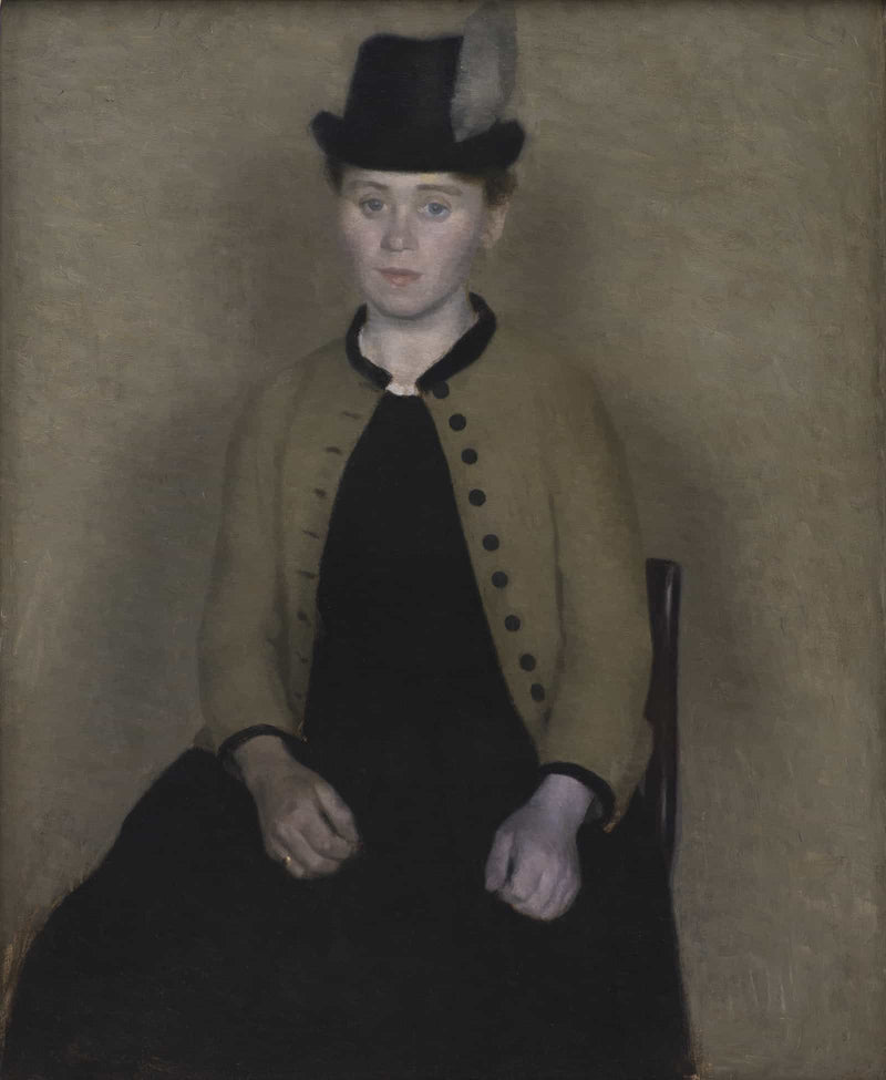 Ida Ilsted Later The Artists Wife by Vilhelm Hammershoi