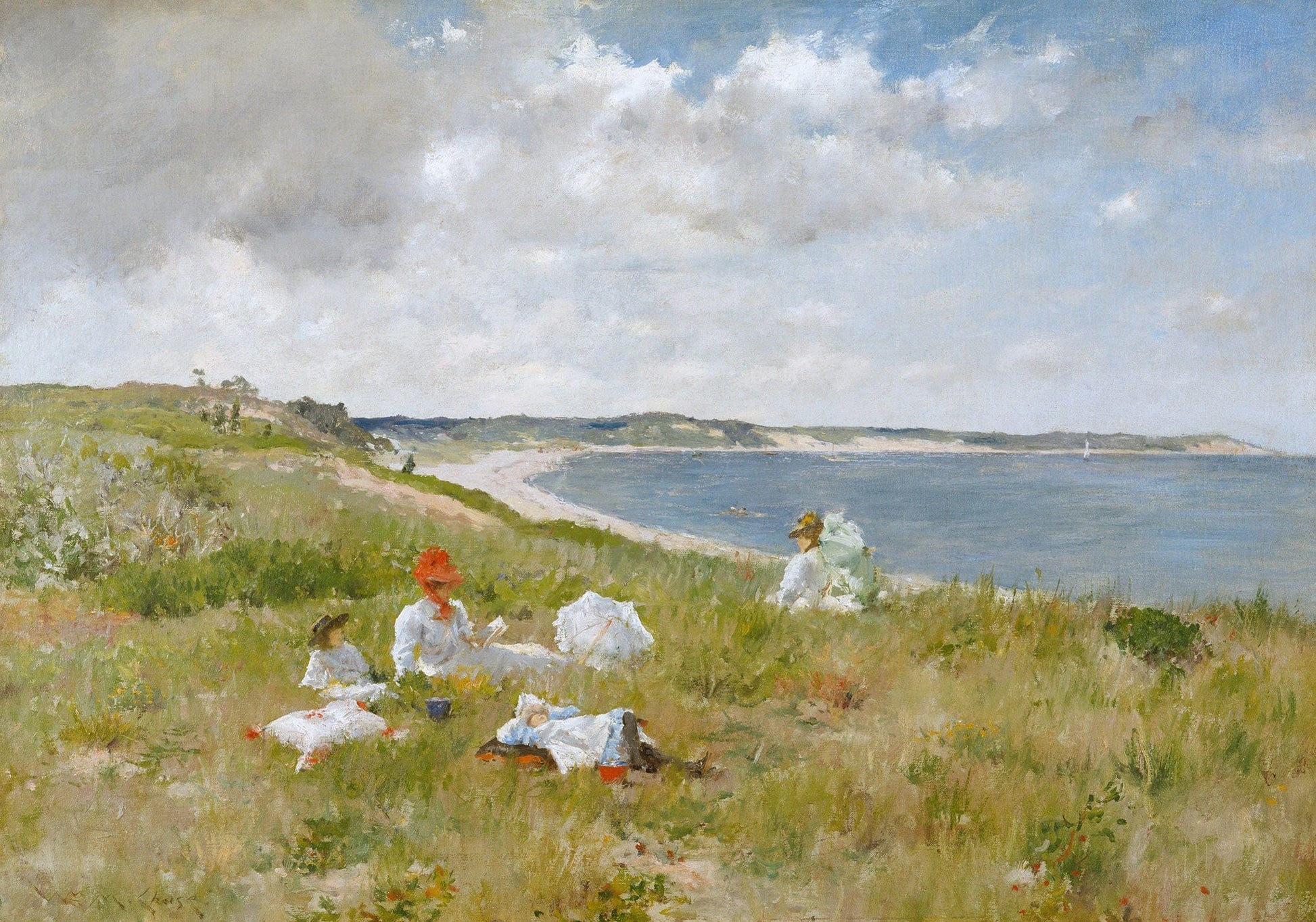 Idle Hours by William Merritt Chase