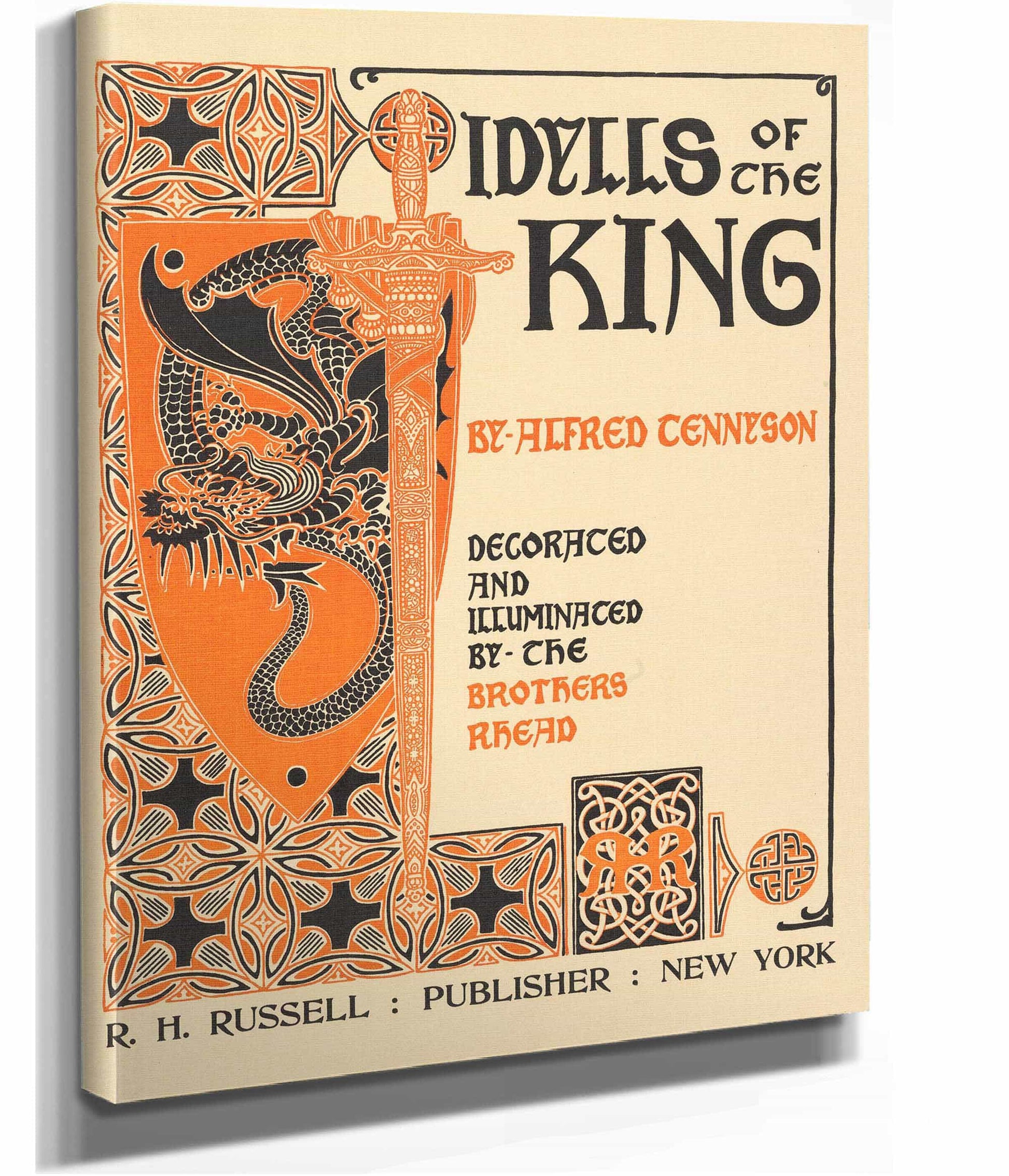 Idylls Of The King By Alfred Tennyson by Louis Rhead