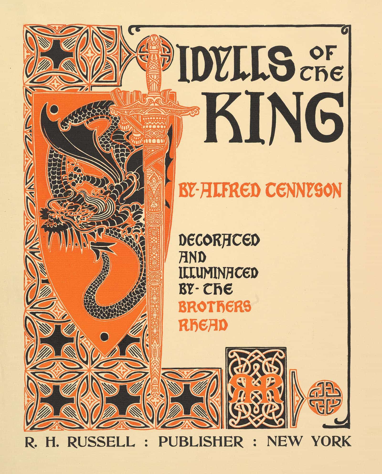 Idylls Of The King By Alfred Tennyson by Louis Rhead