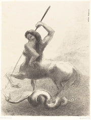 Il Y Eut Des Luttes Et Des Vaines Victoires There Were Struggles And Vain Victories by Odilon Redon