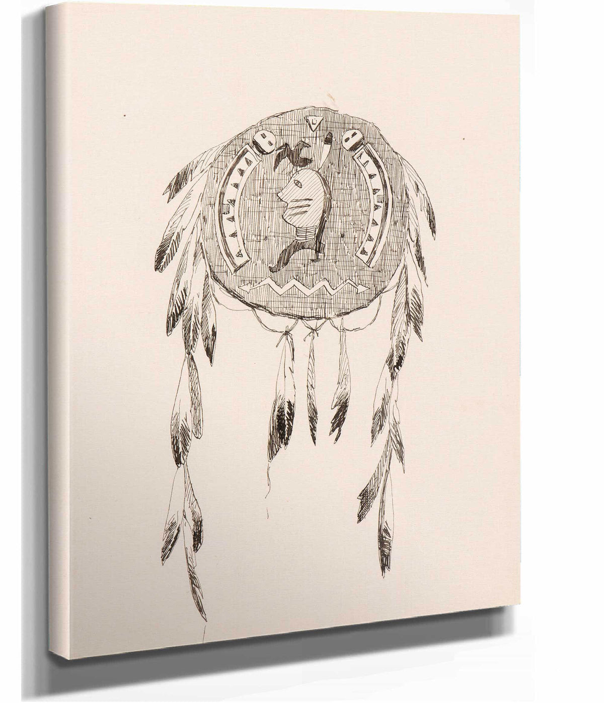 Illustration For The Song Of Hiawatha  by Frederic Remington