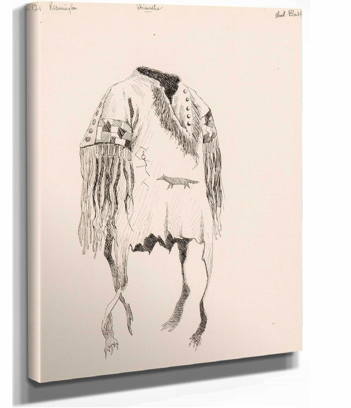 Illustration For The Song Of Hiawatha  by Frederic Remington