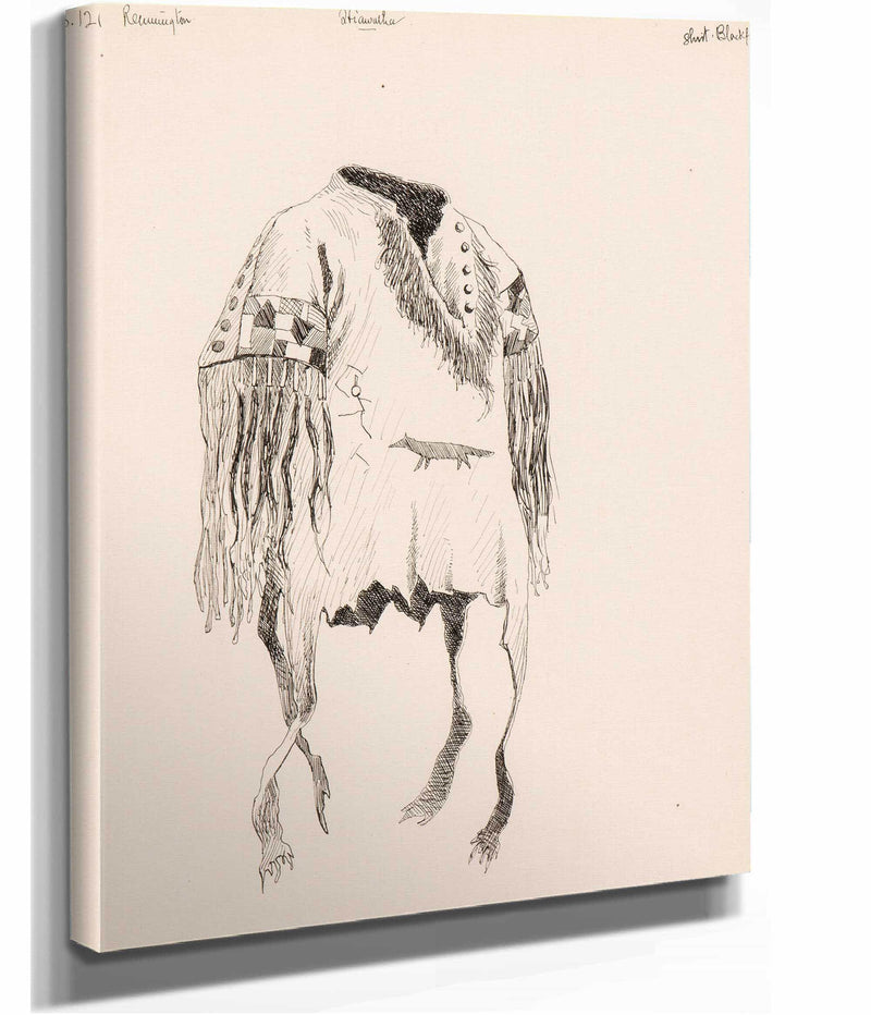 Illustration For The Song Of Hiawatha  by Frederic Remington