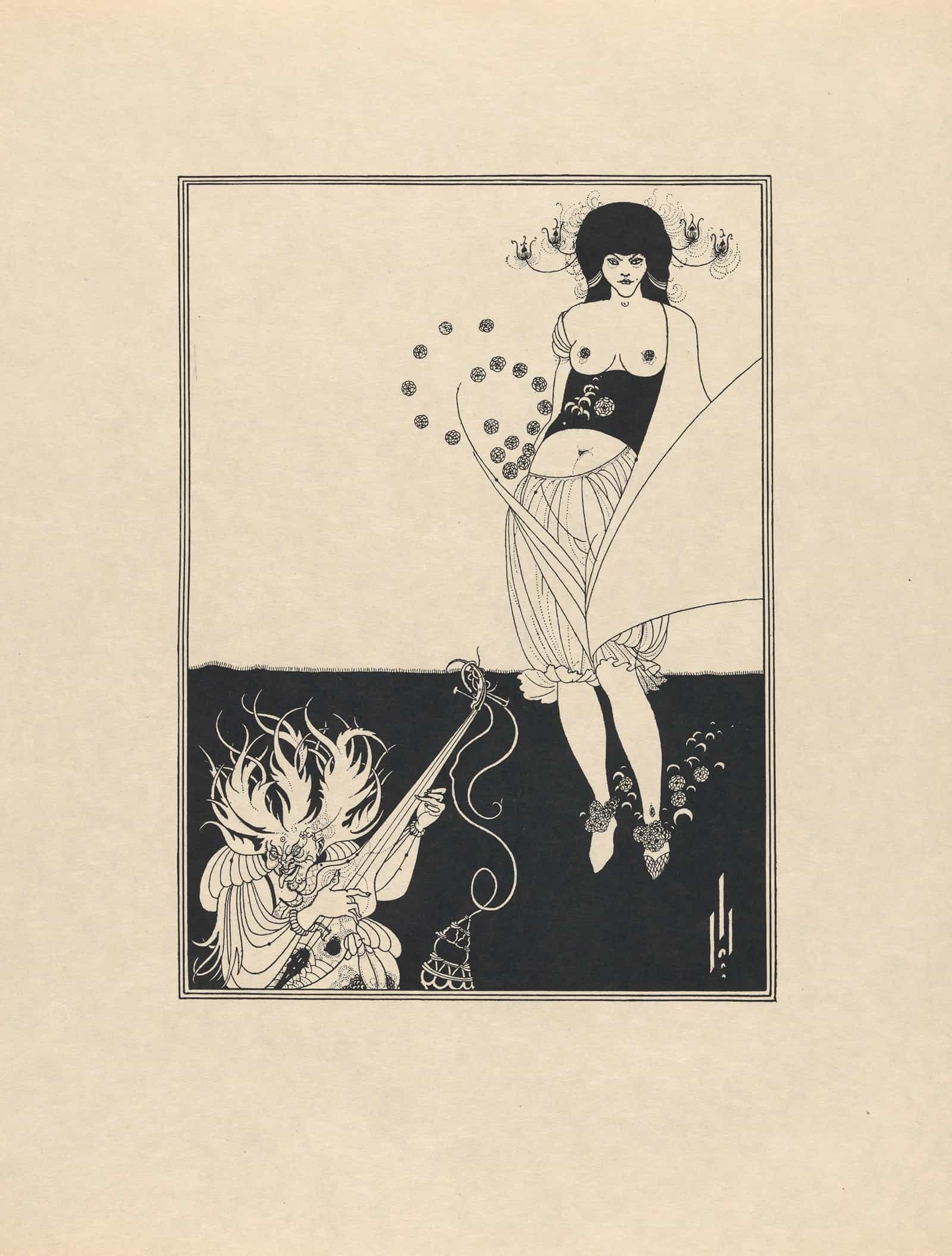 Illustration To Salome By Oscar Wilde by Aubrey Vincent Beardsley