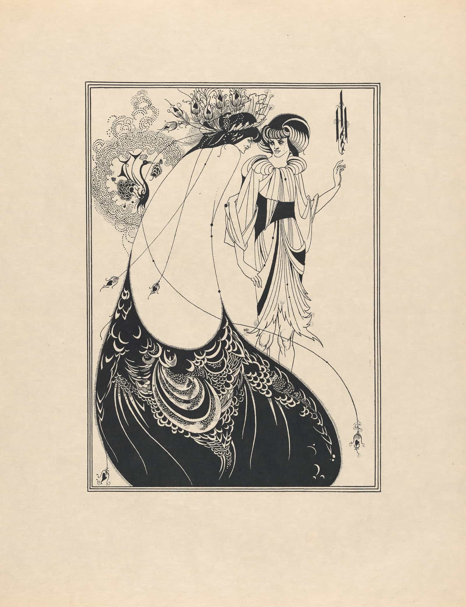 Illustration To Salome By Oscar Wilde by Aubrey Vincent Beardsley