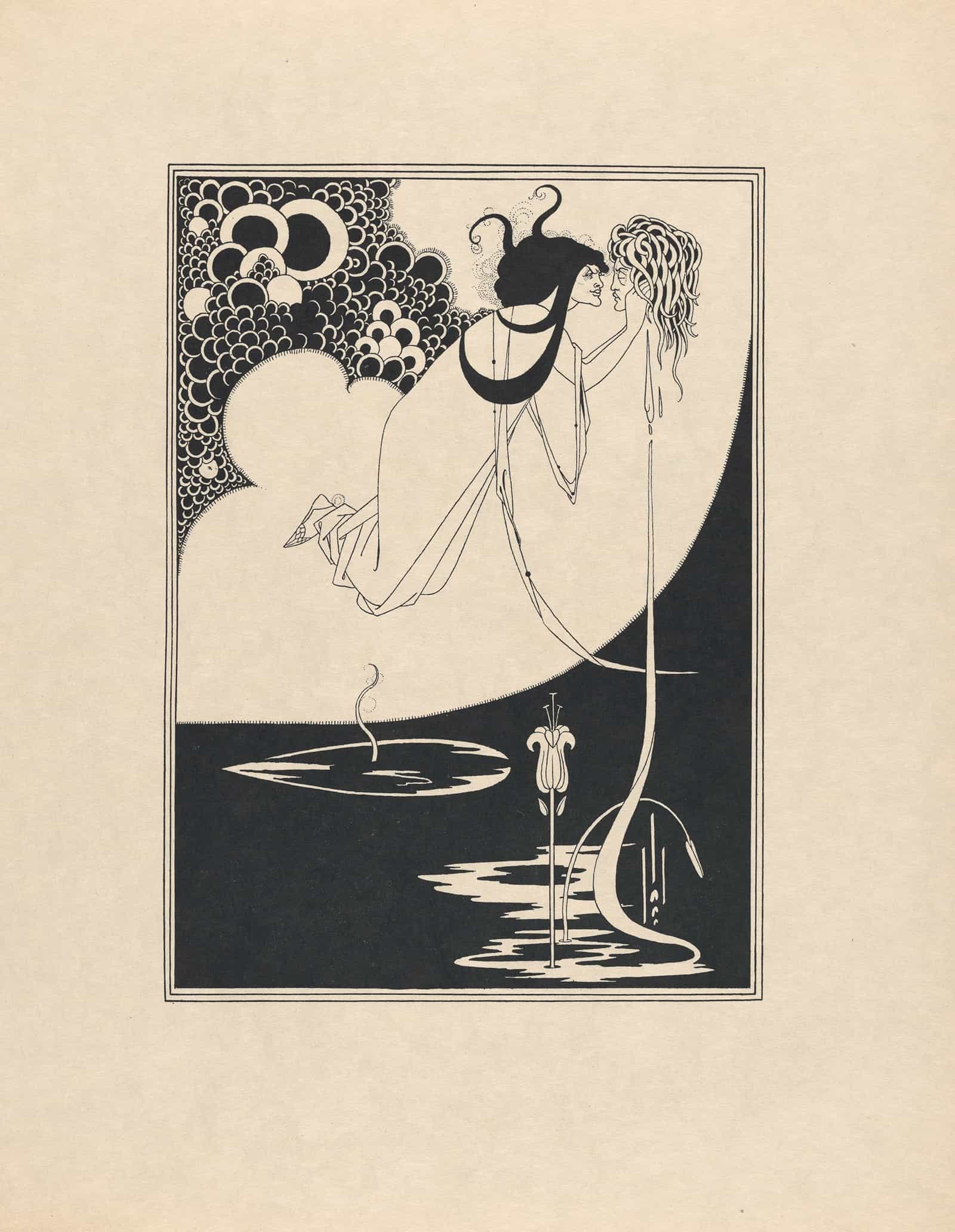 Illustration To Salome By Oscar Wilde by Aubrey Vincent Beardsley
