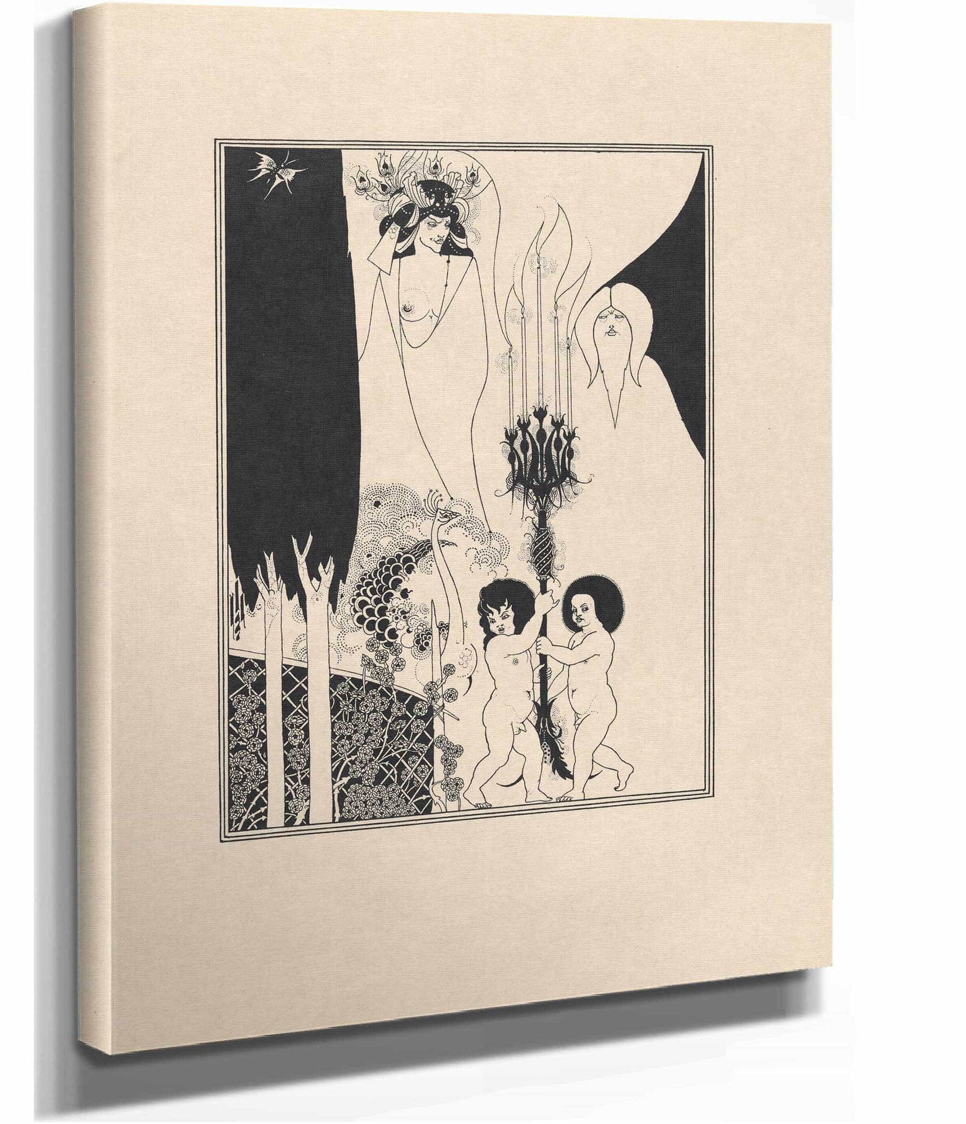 Illustration To Salome By Oscar Wilde by Aubrey Vincent Beardsley