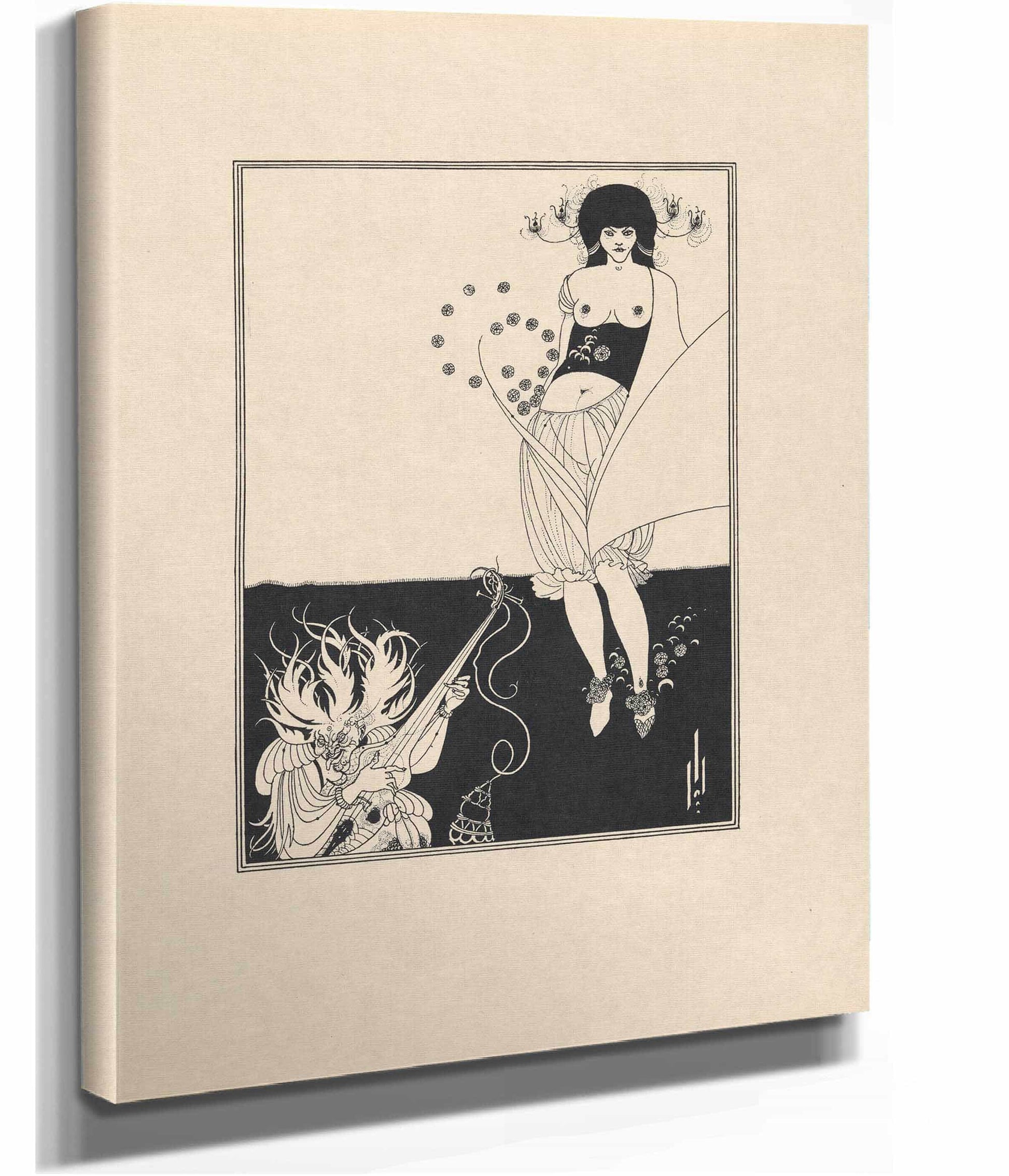 Illustration To Salome By Oscar Wilde by Aubrey Vincent Beardsley
