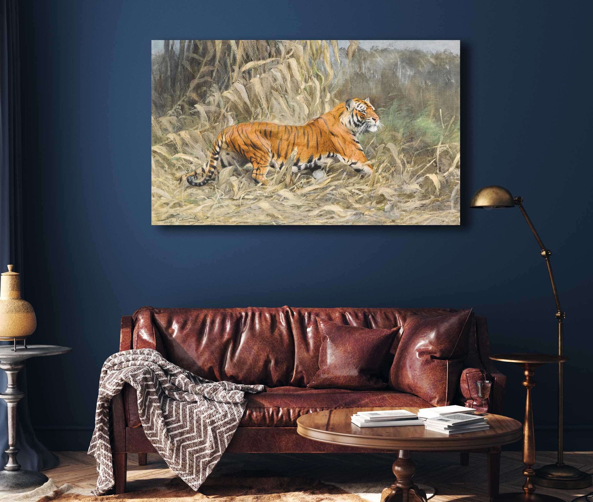 Im Dschungel Tiger by Wilhelm Kuhnert